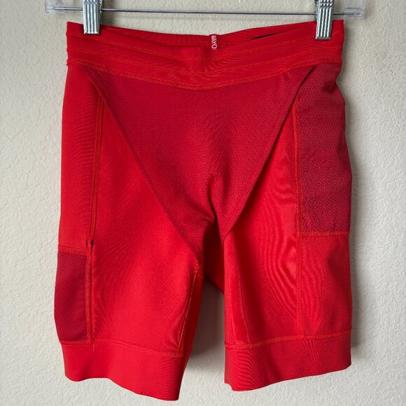 Men's Wolaco Distance Half Tight Compression Running Shorts in Lava 8" Inseam - Picture 10 of 10